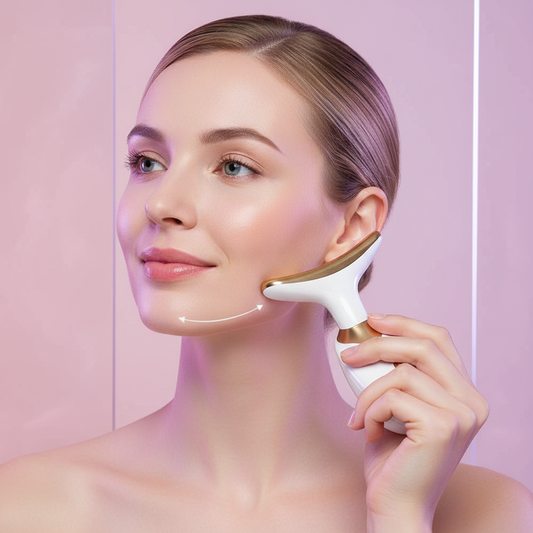 Mujer usando Masajeador en V