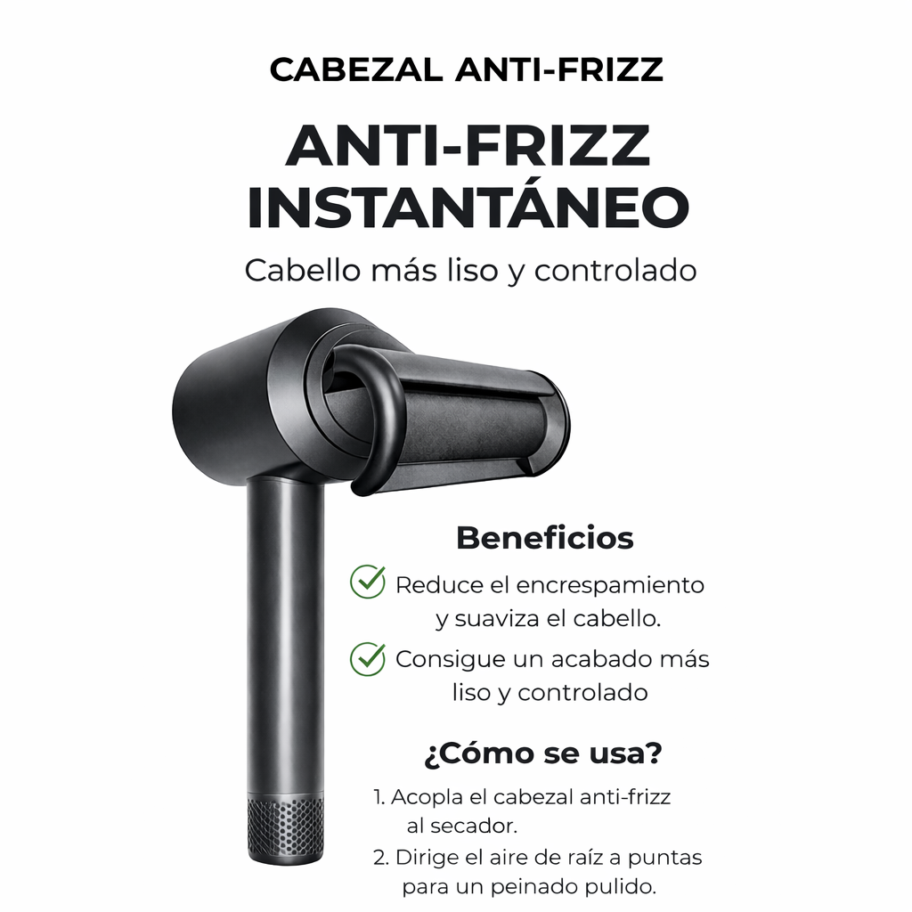 Secador de Pelo Profesional Anti-Frizz