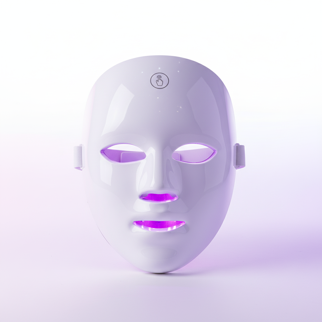 Máscara Facial LED Blanca