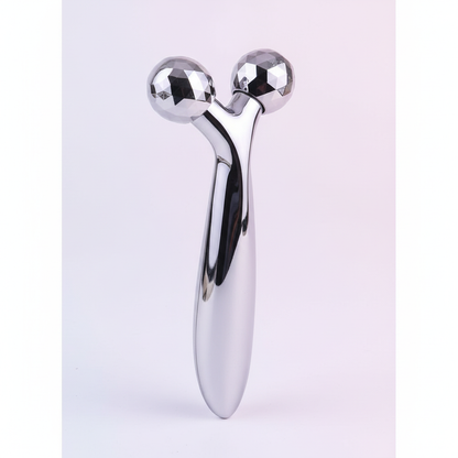 Masajeador Facial 3D Plateado