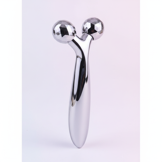 Masajeador Facial 3D Plateado