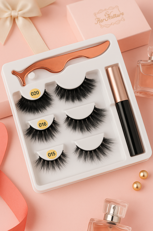 Pestañas Magnéticas reutilizables (Pack 3 pares)