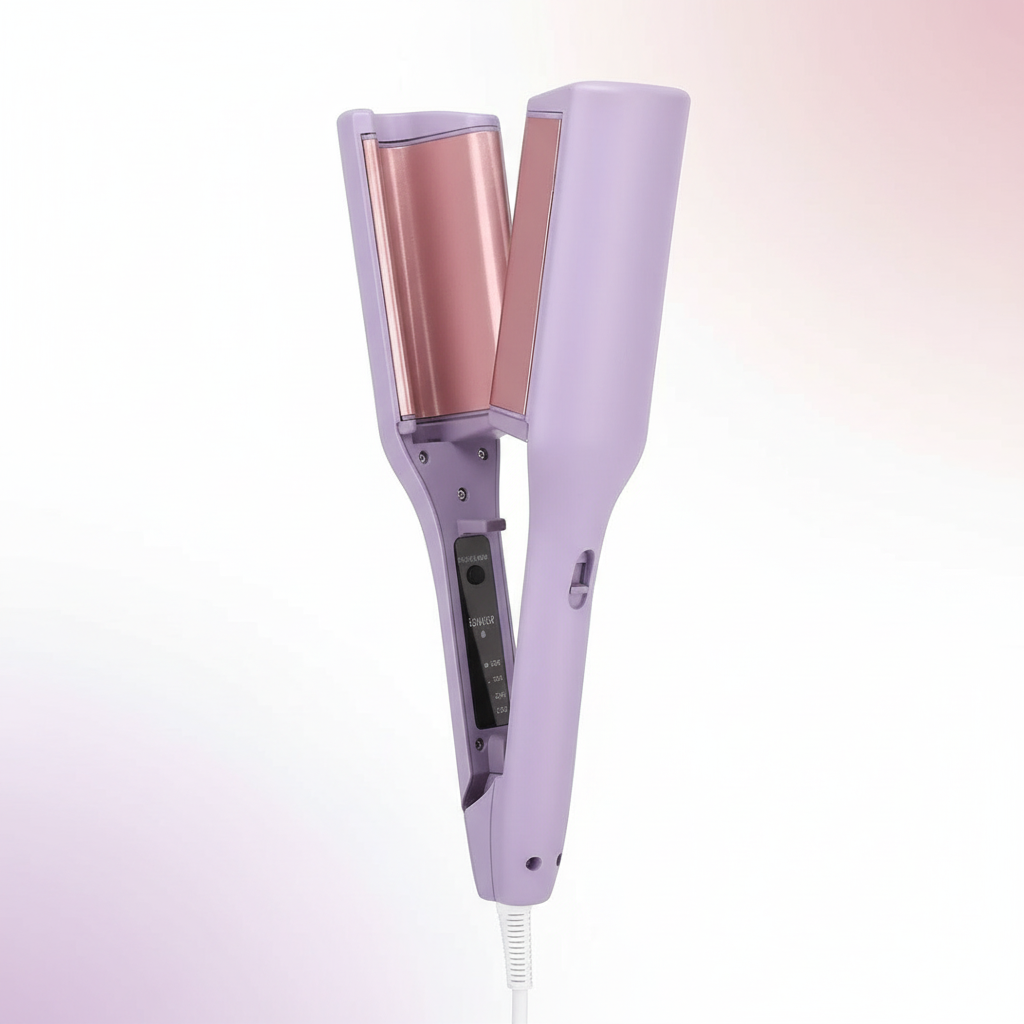 Wavy Curler Pro Lila y Oro Rosa
